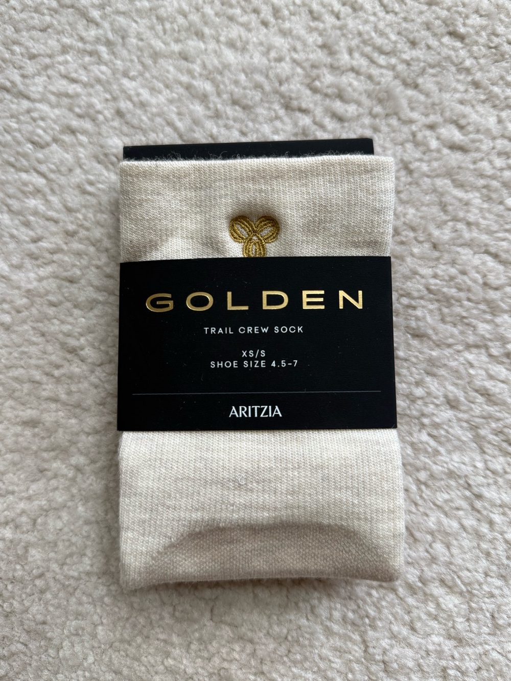 Aritzia Golden Trail Crew Sock